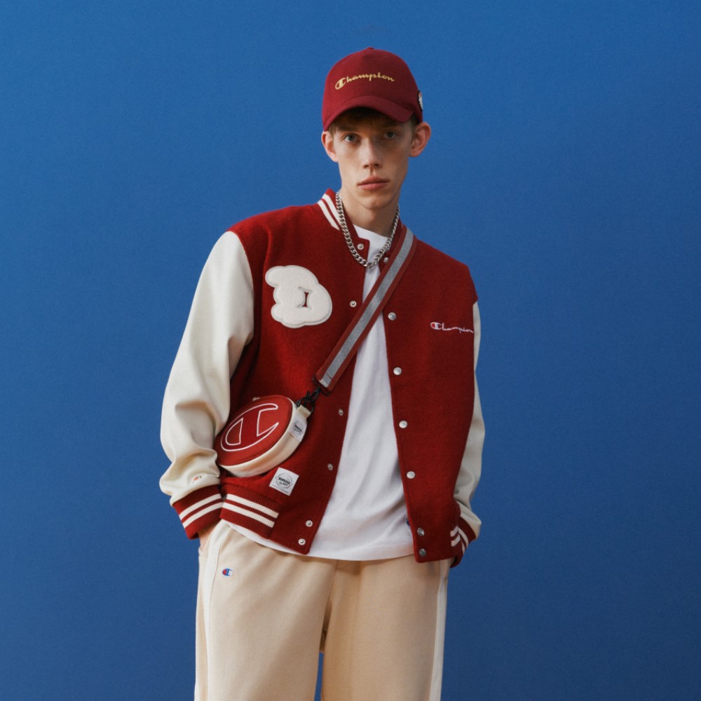 Sizing チャンピオン x POP MART SS23 刺繍ロゴ 厚手 ベースボールジャケット ユニセックス UM-XOT01