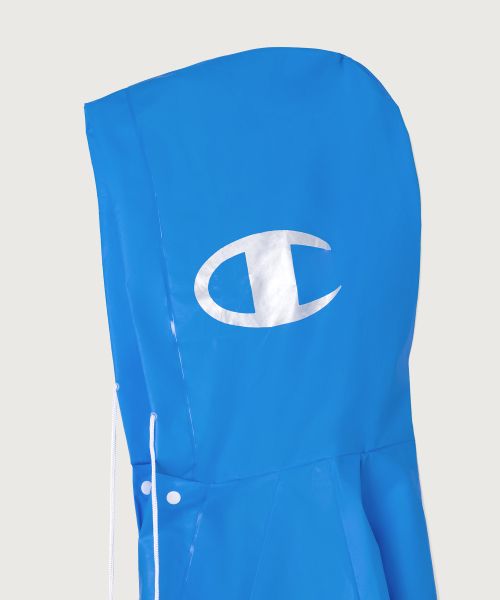Lookbook 챔피언 X PSY 서머 스웨그 레인코트 블루 CHPU252KCAE040BL
