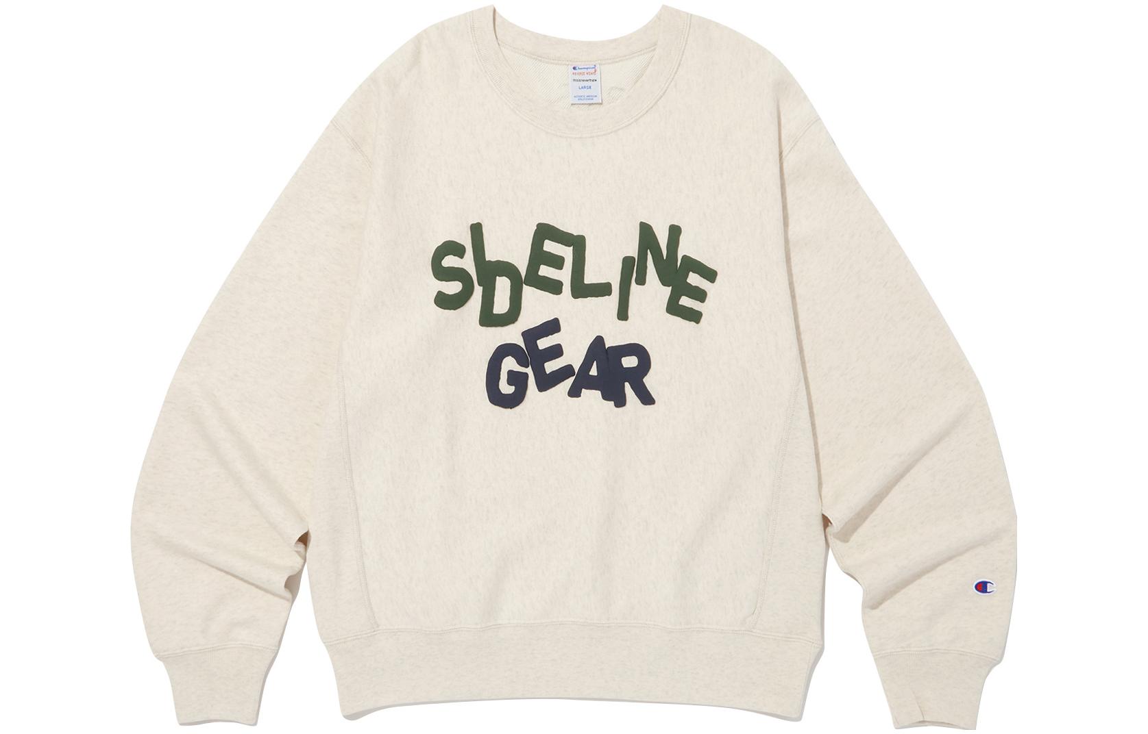 Champion thisisneverthat FW23 C-Logo Print Crewneck Sweatshirt Unisex Off-White C8-Y037-M104