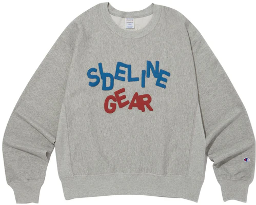 Champion x Thisisneverthat FW23 Crewneck Logo Print Sweatshirt Grey Unisex C8-Y037-M302 Buy Champion x Thisisneverthat FW23 Crewneck Logo Print Sweatshirt Grey Unisex C8-Y037-M302