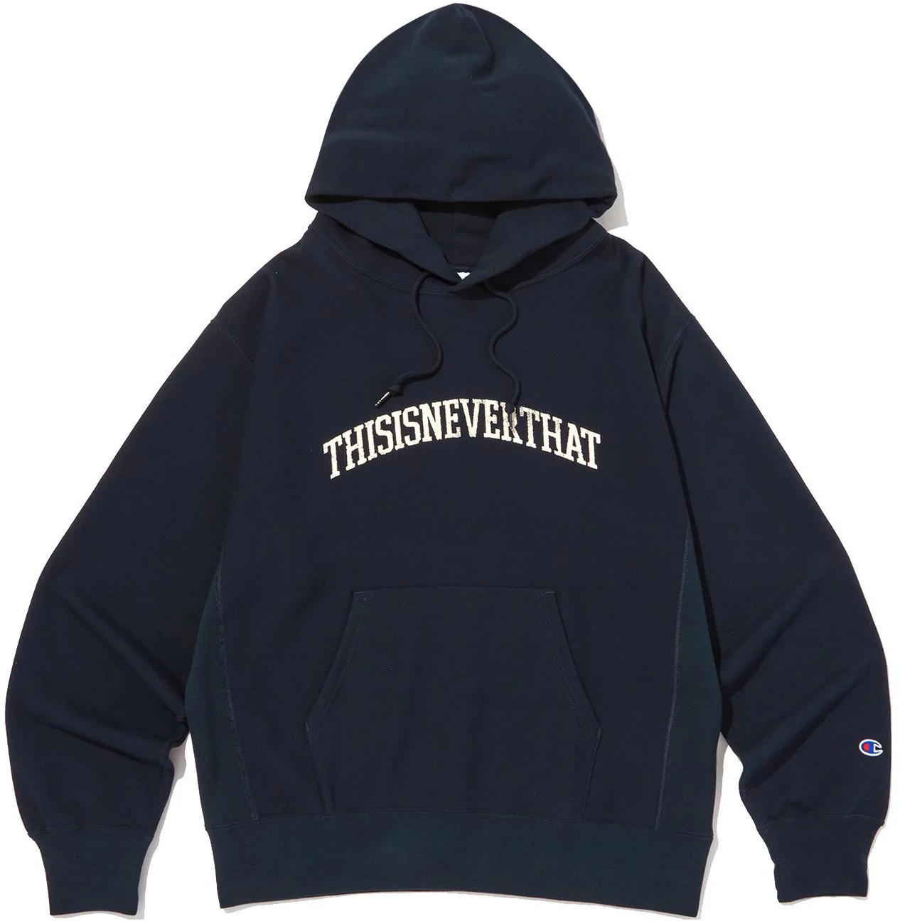 champion-x-thisisneverthat-fw-23-small-c-logo-hoodie-navy-unisex-c8-y134-m607