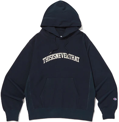 Hoodie Champion x thisisneverthat FW23 Logo Kecil Navy Unisex C8-Y134-M607 Buy Hoodie Champion x thisisneverthat FW23 Logo Kecil Navy Unisex C8-Y134-M607