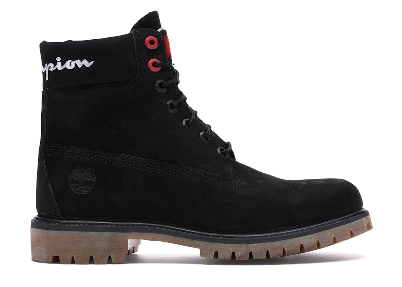 Champion x Timberland 6 Inch Luxe Premium 'Black' TB0A1UCR-001