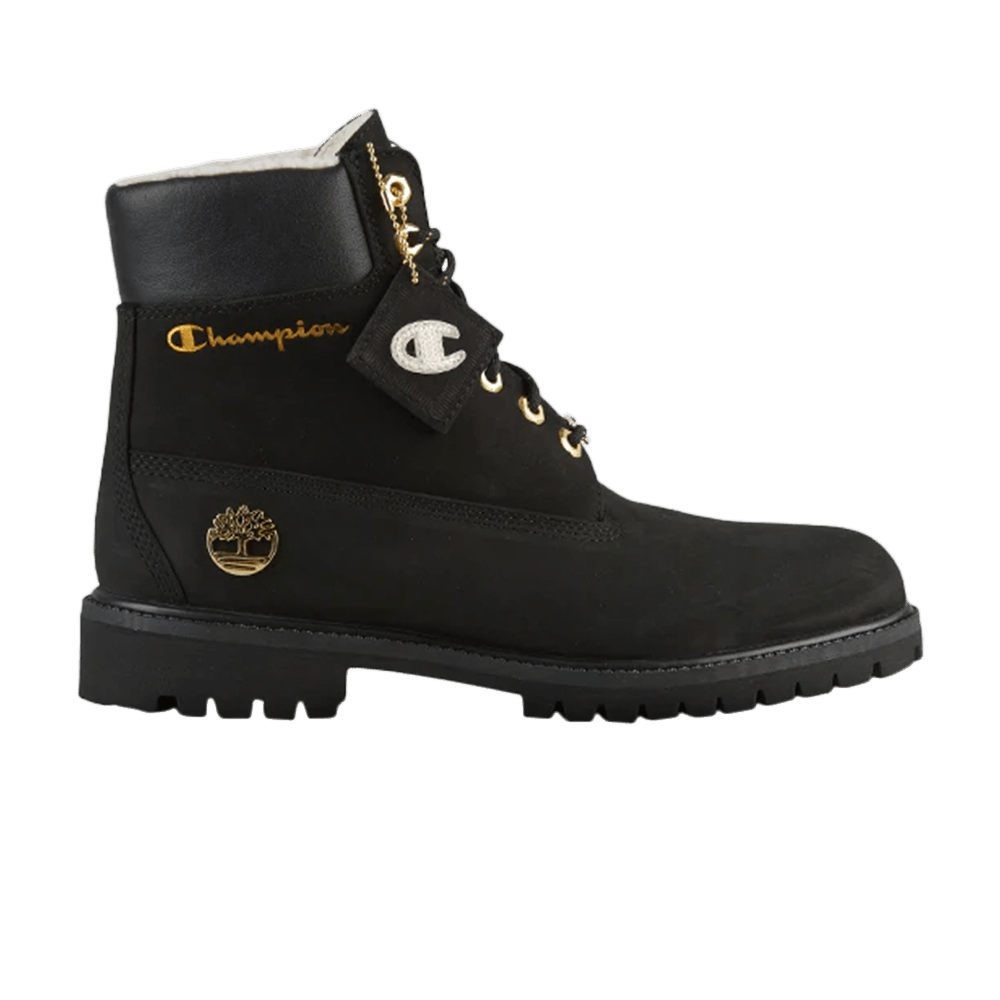 Champion x Timberland 6 Inch Premium WP Warm-Lined 'Black' TB0A1UD3-001
