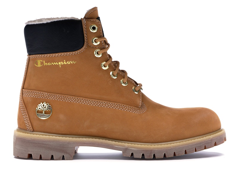 Champion x Timberland 6 Inch Premium WP Warm-Lined 'Wheat Nubuck' TB0A1UCT231