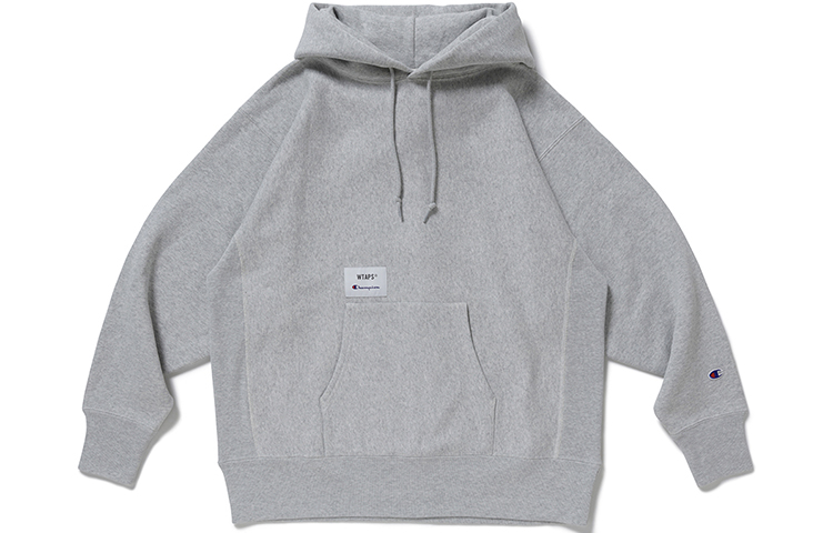 Champion WTAPS Reverse Weave Hoodie Unisex Silver Gray C8-T109-040