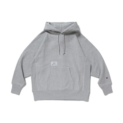 Champion WTAPS Reverse Weave Hoodie Unisex Silver Gray C8-T109-040