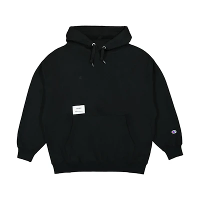 Champion WTAPS SS24 Logo Print Hoodie Unisex Pullover Sweatshirt. 232HBCHD-CSM04S