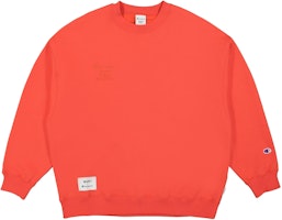 Champion x WTAPS SS24 Unisex Logo Pullover Sweatshirt Crewneck. 232HBCHD-CSM03S Champion x WTAPS SS24 Unisex Logo Pullover Sweatshirt Crewneck. 232HBCHD-CSM03S