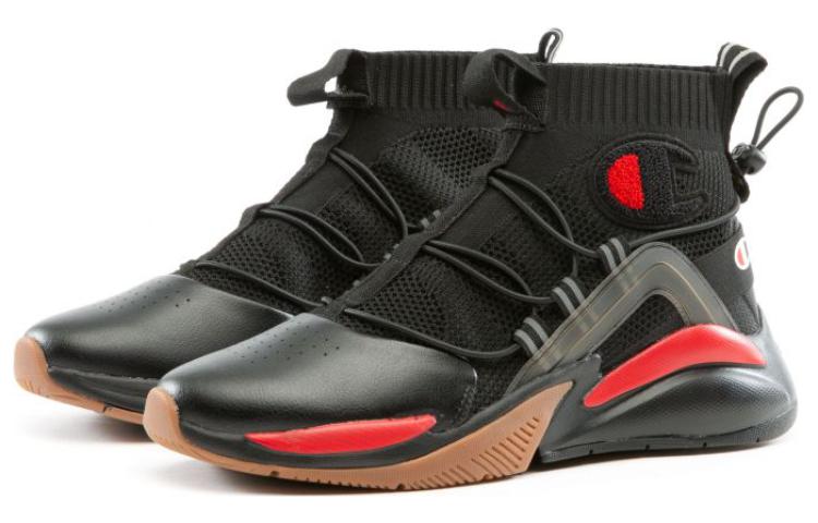 Order Champion XG High Top 'Hitam' Sepatu Tinggi Pria/Wanita CP101041M
