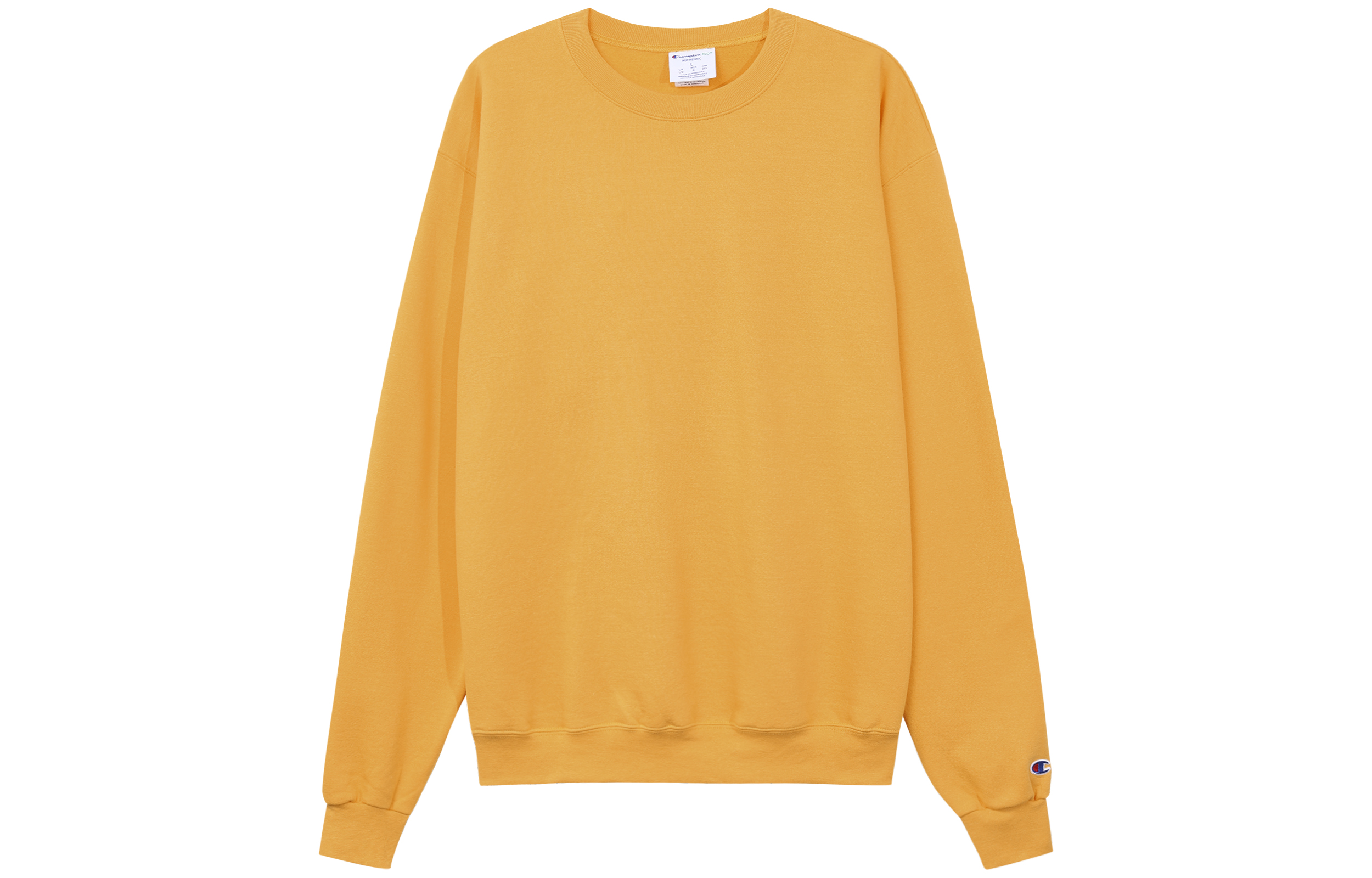 Champion Yellow Fleece Pullover Hoodie Winter Edition Unisex (US Version) S600-740