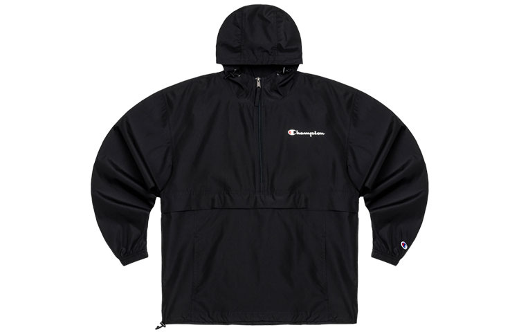 Lookbook Champion Zip-Up Hoodie Jacket with Letter Logo UM-TJA01