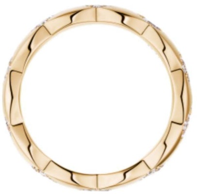 Cincin CHANEL 18K Emas Beige dengan Desain Inlay Unisex Couple Style. J12871 Lookbook Cincin CHANEL 18K Emas Beige dengan Desain Inlay Unisex Couple Style. J12871