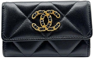 Chanel 19 Card Holder Black (AP1790) Chanel 19 Card Holder Black (AP1790)