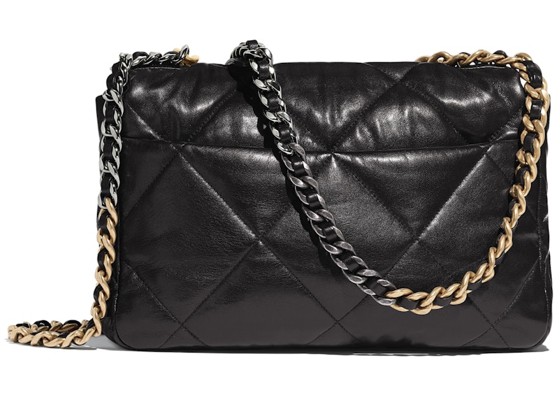 Chanel 19 Flap Bag Lambskin Large Black 圖 2