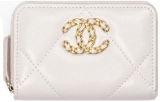 Chanel 19 Zipped Coin Purse Pink Chanel 19 Zipped Coin Purse Pink
