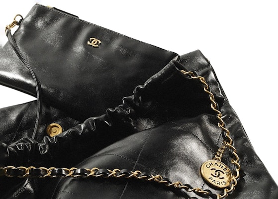 Chanel 22 Handbag 22S Calfskin Black Lookbook Chanel 22 Handbag 22S Calfskin Black