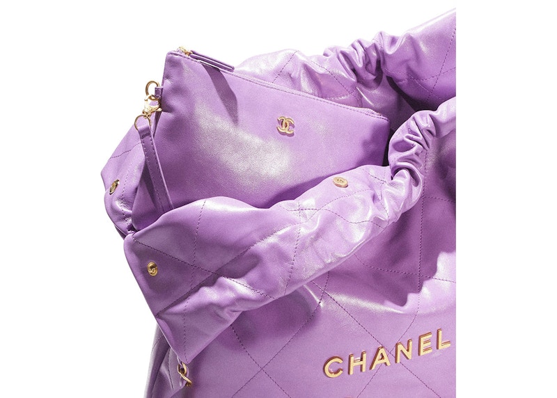 Lookbook Tas Chanel 22S Calfskin Ungu