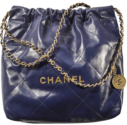 Chanel 22 Handbag Small 22S Calfskin Navy Buy Chanel 22 Handbag Small 22S Calfskin Navy