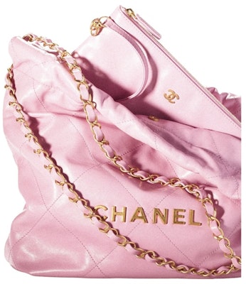 Chanel 22 Handbag Small 22S Calfskin Pink Lookbook Chanel 22 Handbag Small 22S Calfskin Pink