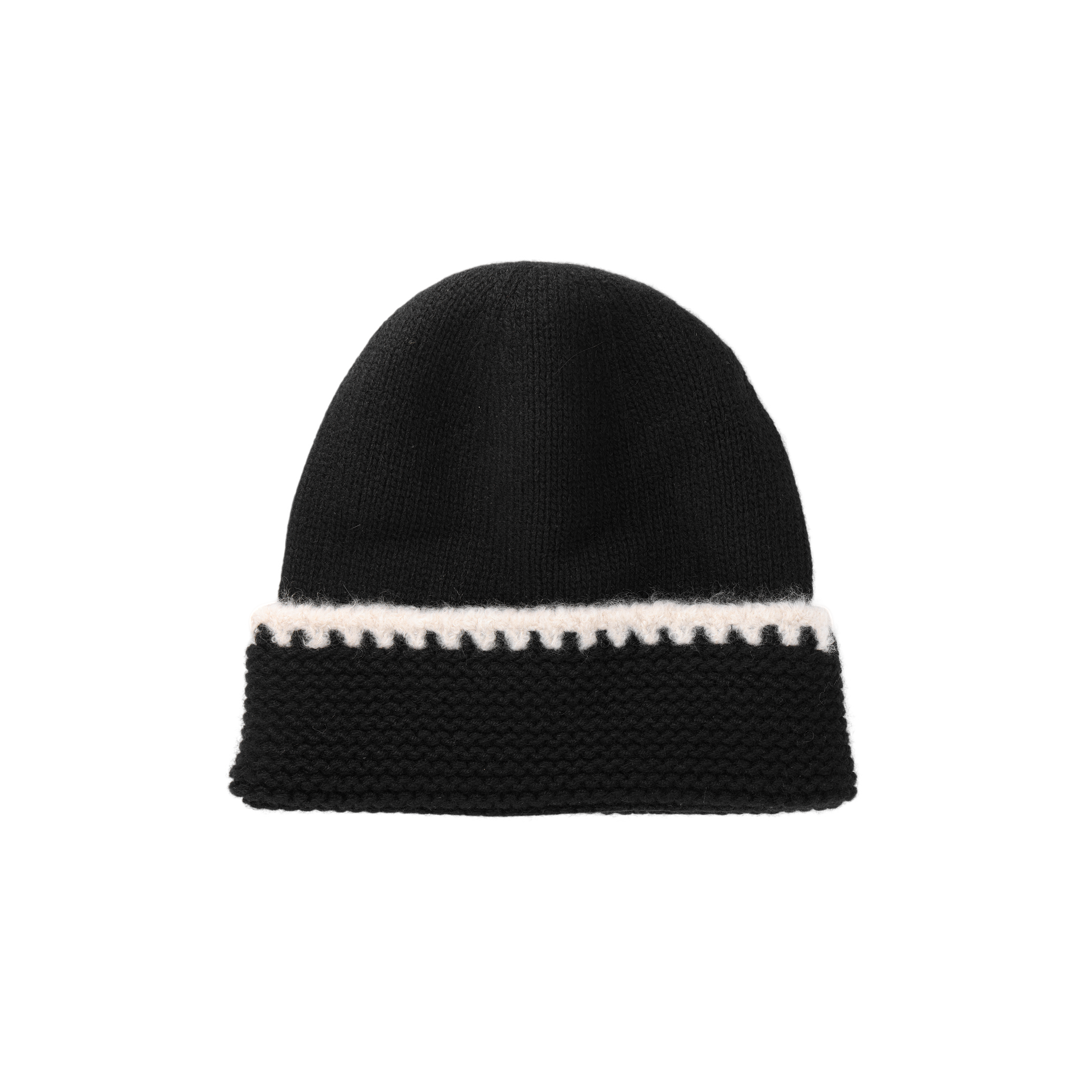 Lookbook 香奈儿 23A 双C标志羊绒针织帽 黑色 情侣款 男女通用 AA9203-B13196-NO944