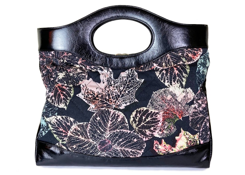 Chanel 31 Leaves Shopping Bag Large Black/Pink/Green 圖 2