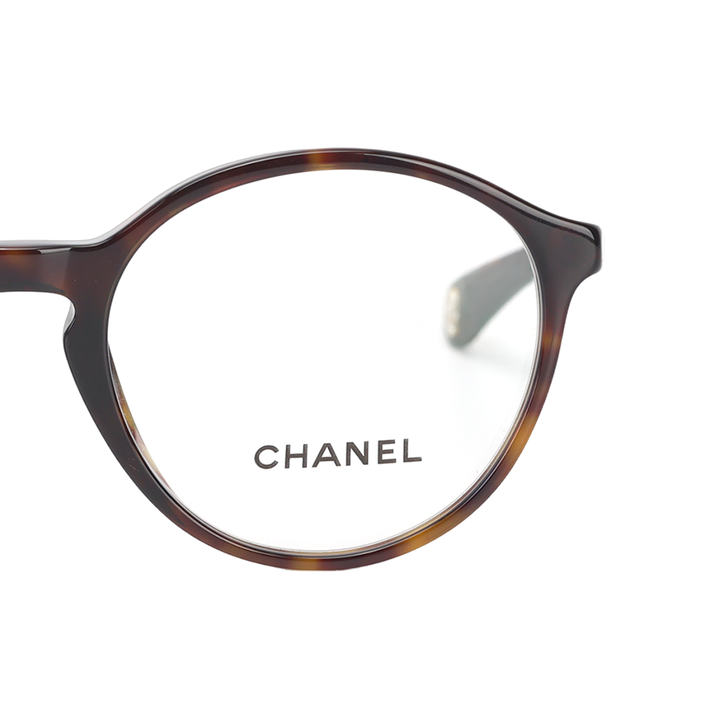 Details for CHANEL Acetate Irregular Optical Glasses Tortoiseshell Unisex Couple Style. CH3468U-C714