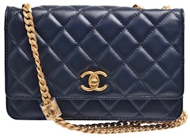 Chanel Adjustable Strap WOC Navy Blue (AP3043) Chanel Adjustable Strap WOC Navy Blue (AP3043)