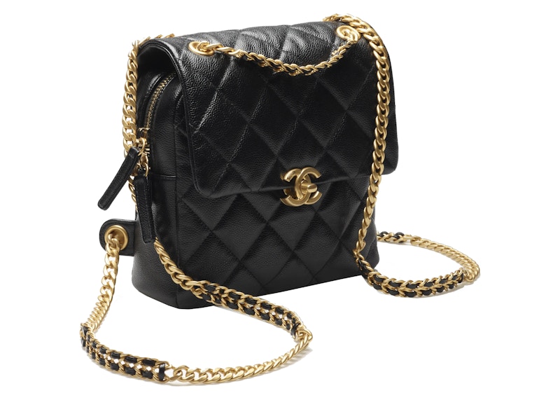 Order Chanel Backpack With Chain Black