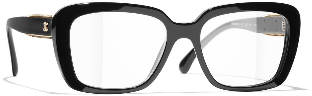 chanel-black-acetate-butterfly-optical-glasses-unisex-with-gold-chain-trim-ch-3461-a-c622