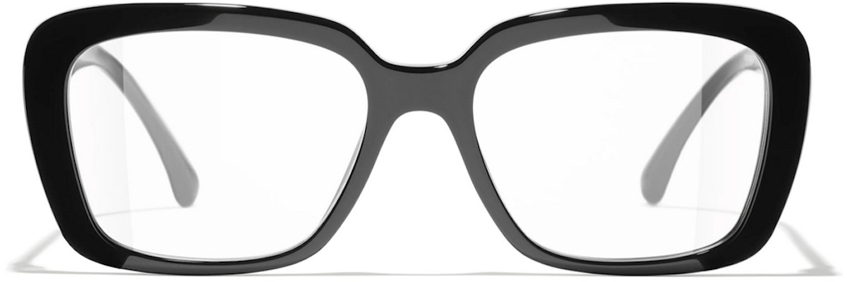 香奈儿黑色蝴蝶框光学眼镜男女款金链装饰 CH3461A C622 Lookbook 香奈儿黑色蝴蝶框光学眼镜男女款金链装饰 CH3461A C622