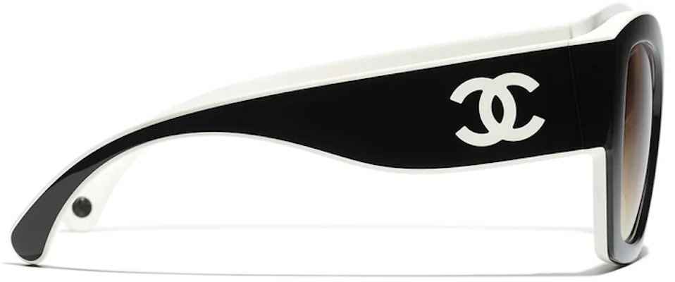 CHANEL Black Butterfly Sunglasses with Logo Nylon Fiber Unisex Style. CH6058-C1656 Shop CHANEL Black Butterfly Sunglasses with Logo Nylon Fiber Unisex Style. CH6058-C1656