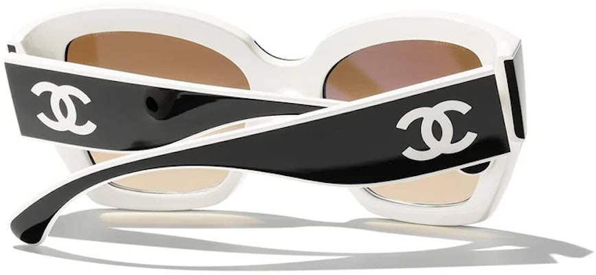 CHANEL Black Butterfly Sunglasses with Logo Nylon Fiber Unisex Style. CH6058-C1656 Purchase CHANEL Black Butterfly Sunglasses with Logo Nylon Fiber Unisex Style. CH6058-C1656
