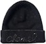 Buy CHANEL Black Knit Beanie with Letter Design - Unisex Winter Hat TE3LAT8H