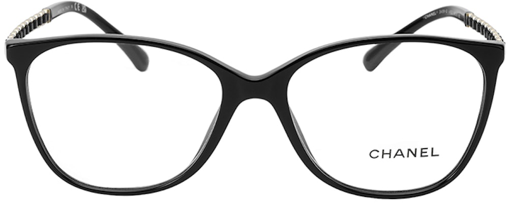 香奈儿黑色长方形光学眼镜 男女通用 金属框配羊皮链 CH3408Q-C622() Lookbook 香奈儿黑色长方形光学眼镜 男女通用 金属框配羊皮链 CH3408Q-C622()