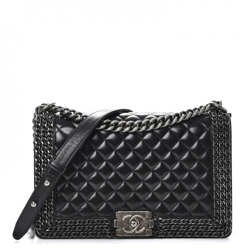 chanel-boy-chained-flap-quilted-diamond-glazed-new-medium-black