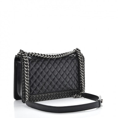 샤넬 보이 체인 퀼팅 미듐 블랙 (Chanel 보이 체인 퀼팅 M 블랙)
Order 샤넬 보이 체인 퀼팅 미듐 블랙 (Chanel 보이 체인 퀼팅 M 블랙)