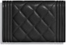 Order 샤넬 보이 플랩 카드지갑 (퀼팅 램스킨, 블랙)