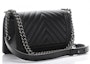 Order 香奈兒男孩菱格紋中號黑色翻蓋包