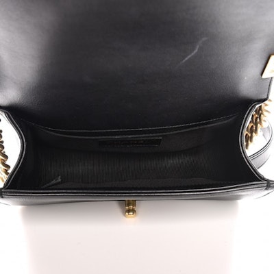 Chanel Boy Flap Diamond Quilted Small Black Lookbook Chanel Boy Flap Diamond Quilted Small Black