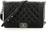 Buy 샤넬 보이 플랩 미듐 블랙 (quilted, lambskin implied)