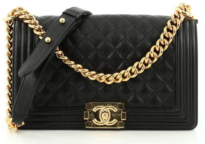chanel-boy-flap-quilted-diamond-old-medium-black