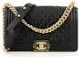Buy 샤넬 보이 플랩 퀼팅 미듐 블랙 (Chanel Boy Flap Quilting Medium Black)