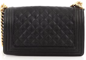 Order Chanel Boy Flap Quilted Diamond Old Medium Black