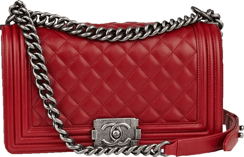 chanel-boy-flap-quilted-lambskin-ruthenium-medium-red