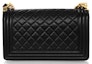 Order Chanel Boy Flap Quilted Medium Hitam