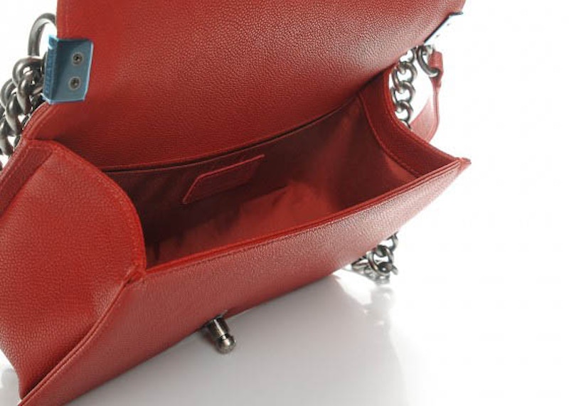 Chanel Boy Flap Quilted Medium Red 圖 3