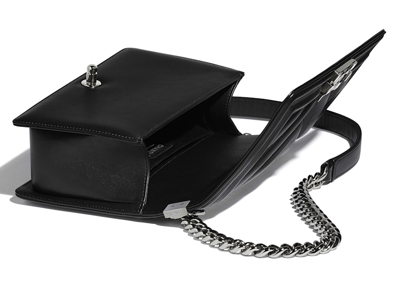 Lookbook 香奈儿男孩包 锯齿纹小牛皮 钌色 黑色