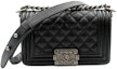 Buy 샤넬 보이 스몰 퀼팅 캐비어 블랙 (Chanel 보이 스몰 퀼팅 캐비어 블랙)