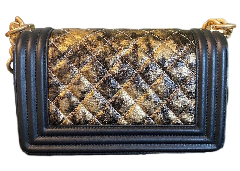 Order 香奈兒Boy小型絎縫山羊皮18K金包包